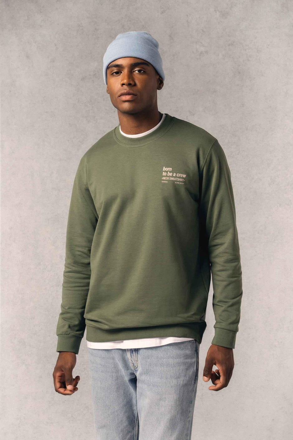 K4040 - Sweat-shirt recyclé col rond unisexe - Occifloc