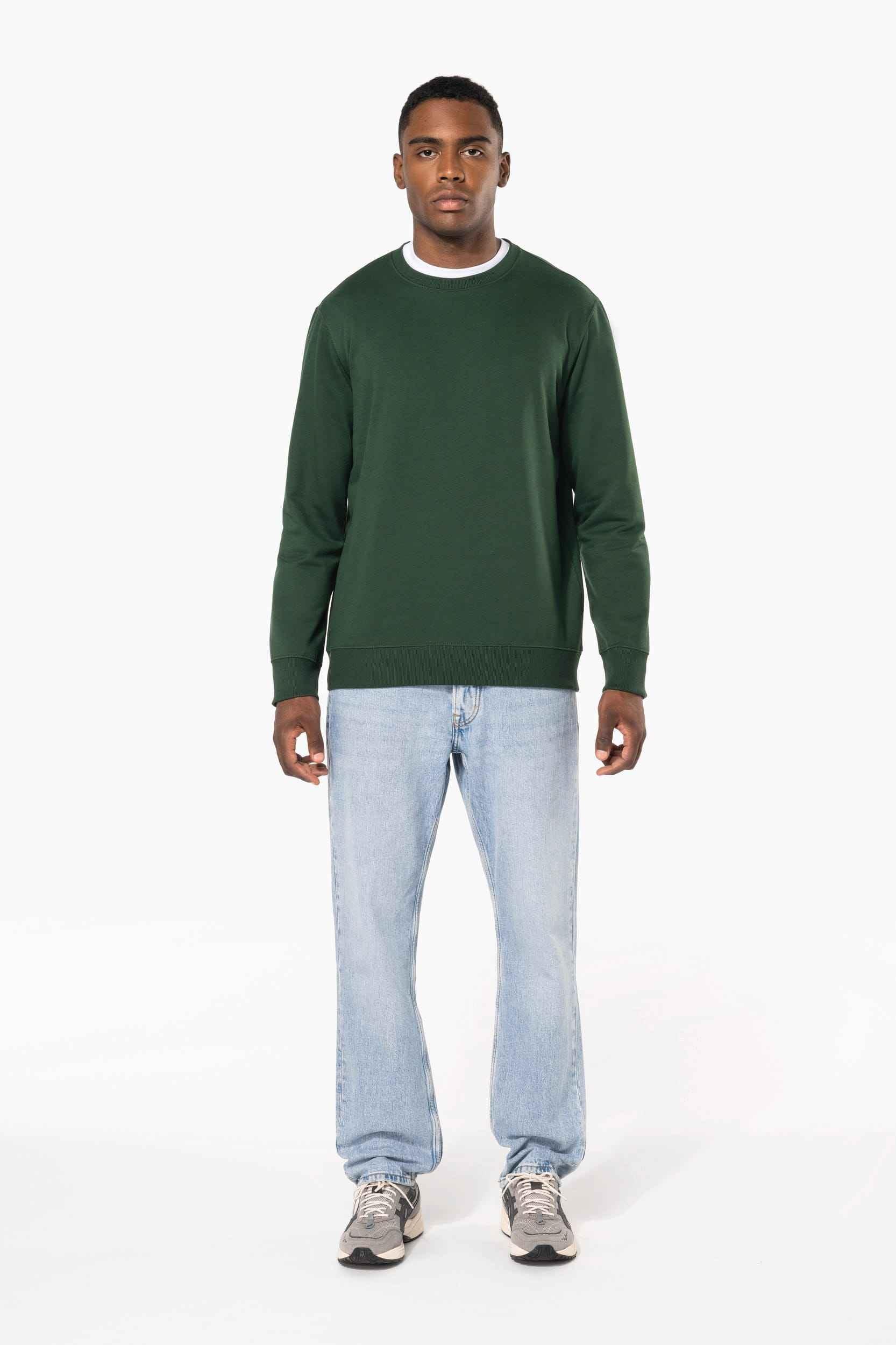K4040 - Sweat-shirt recyclé col rond unisexe - Occifloc