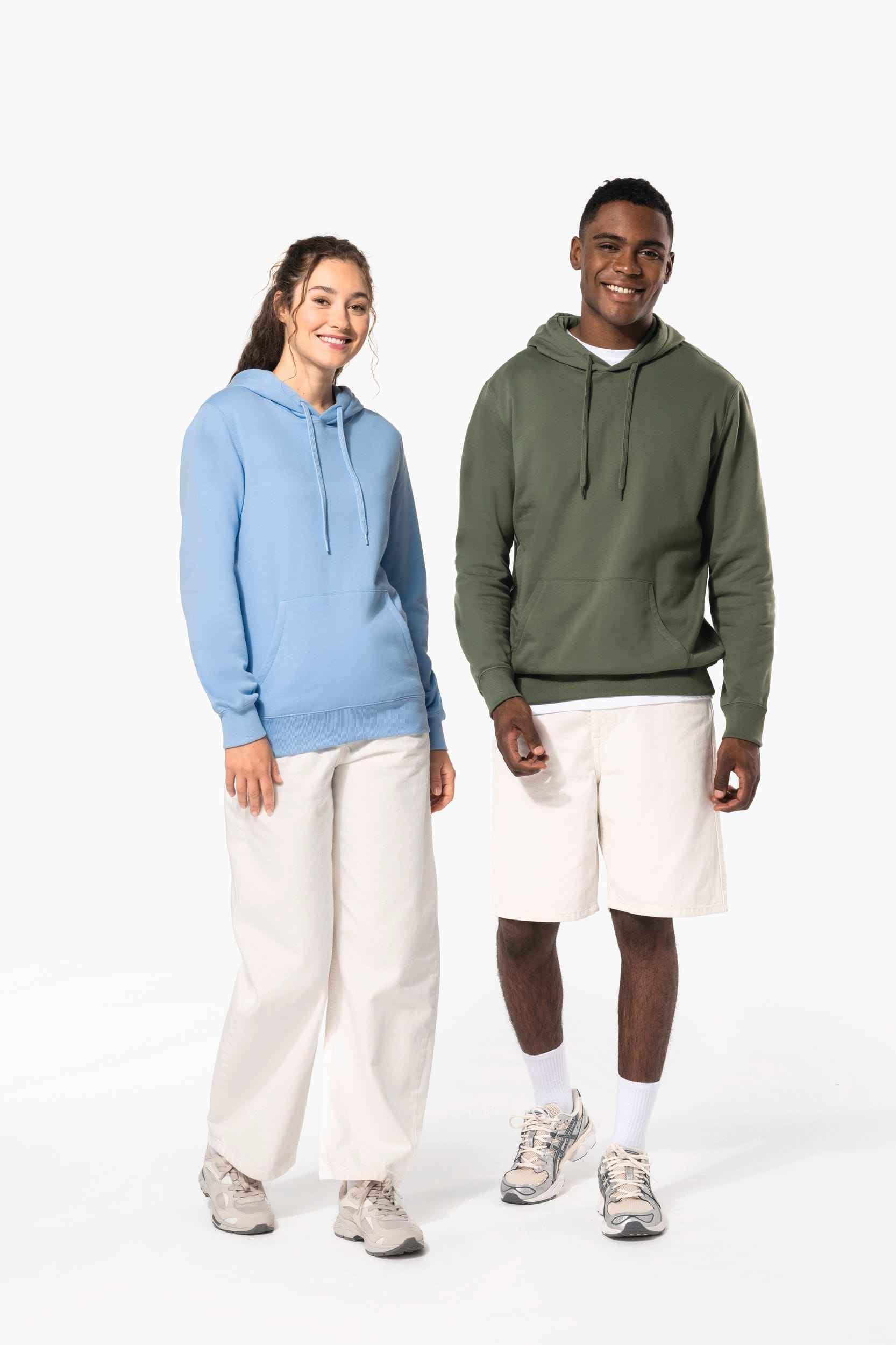 K4041 - Sweat-shirt recyclé à capuche unisexe - Occifloc