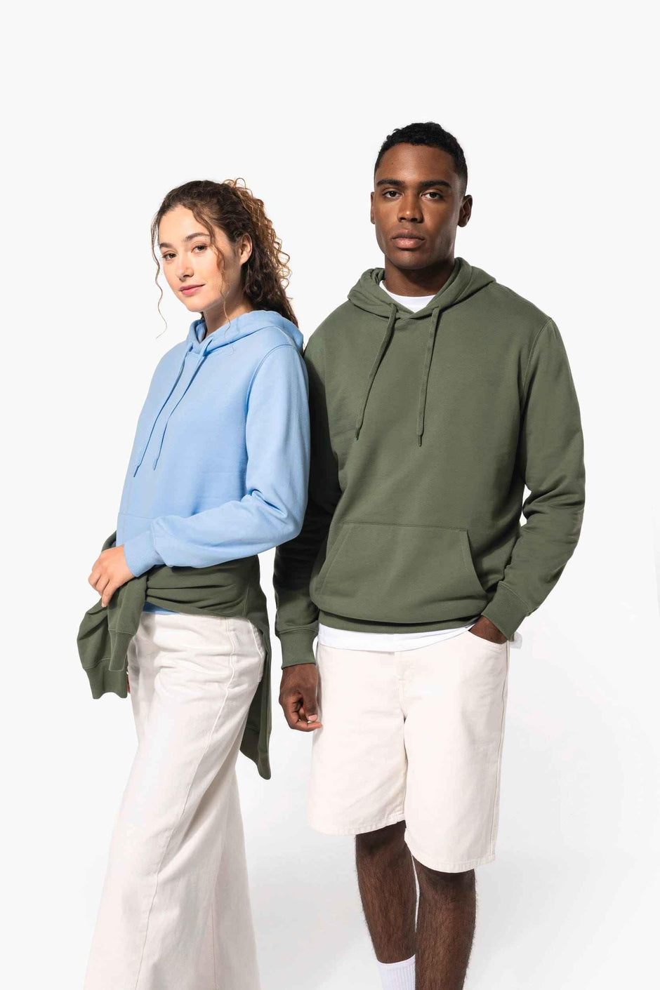 K4041 - Sweat-shirt recyclé à capuche unisexe - Occifloc