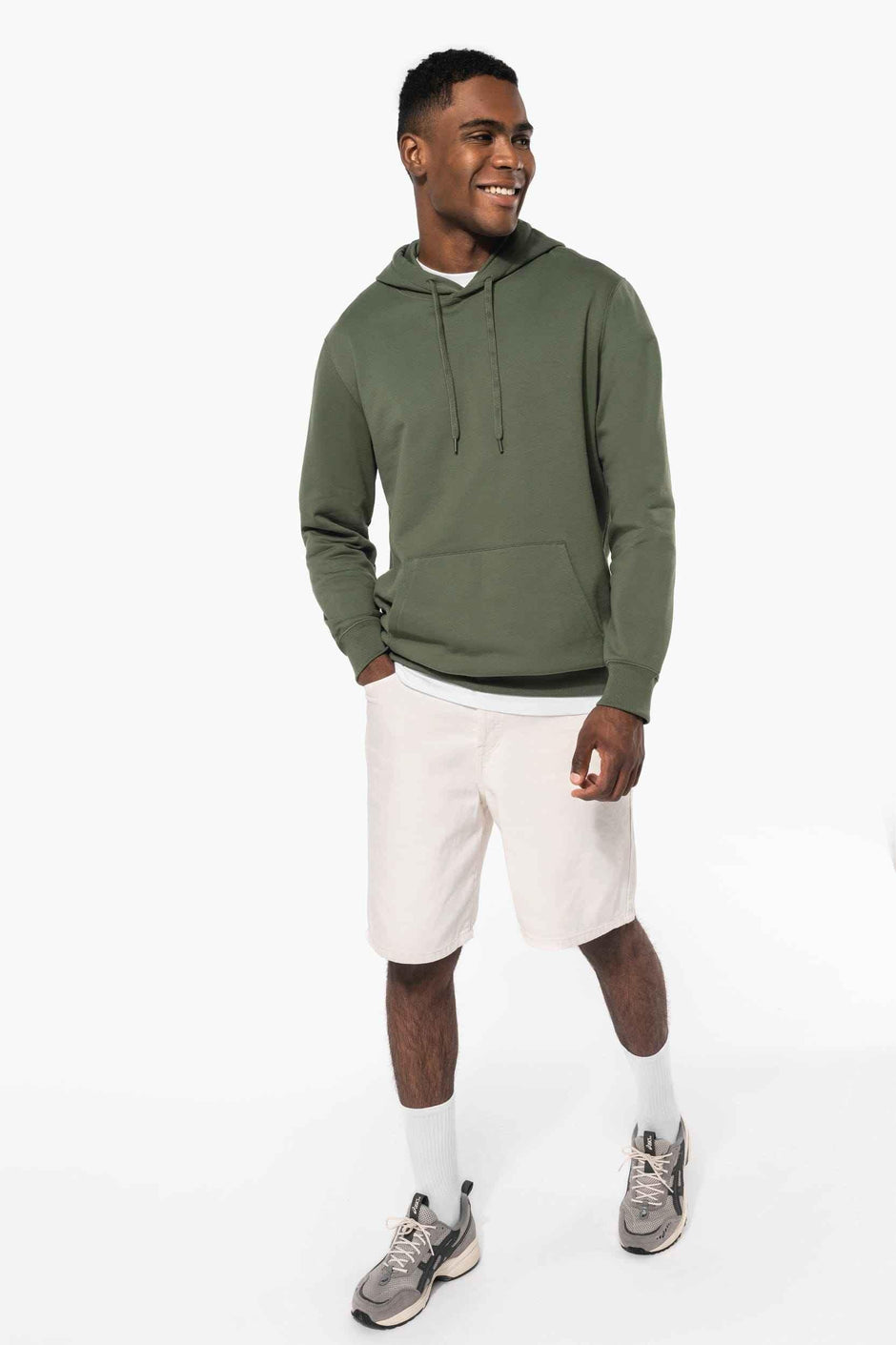 K4041 - Sweat-shirt recyclé à capuche unisexe - Occifloc