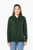 K4042 - Sweat-shirt recyclé zippé à capuche unisexe - Occifloc
