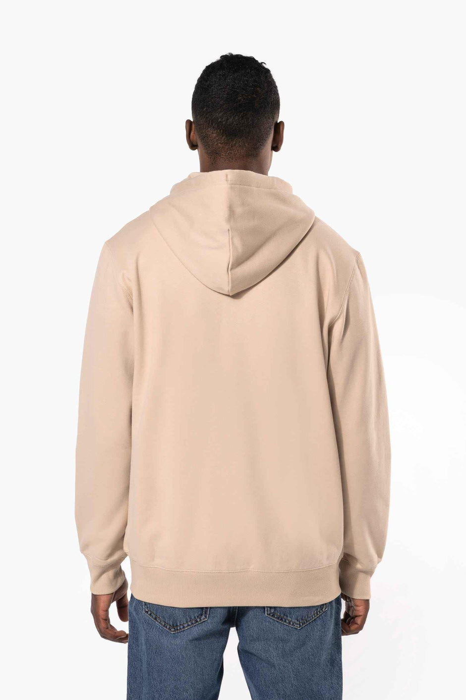 K4042 - Sweat-shirt recyclé zippé à capuche unisexe - Occifloc