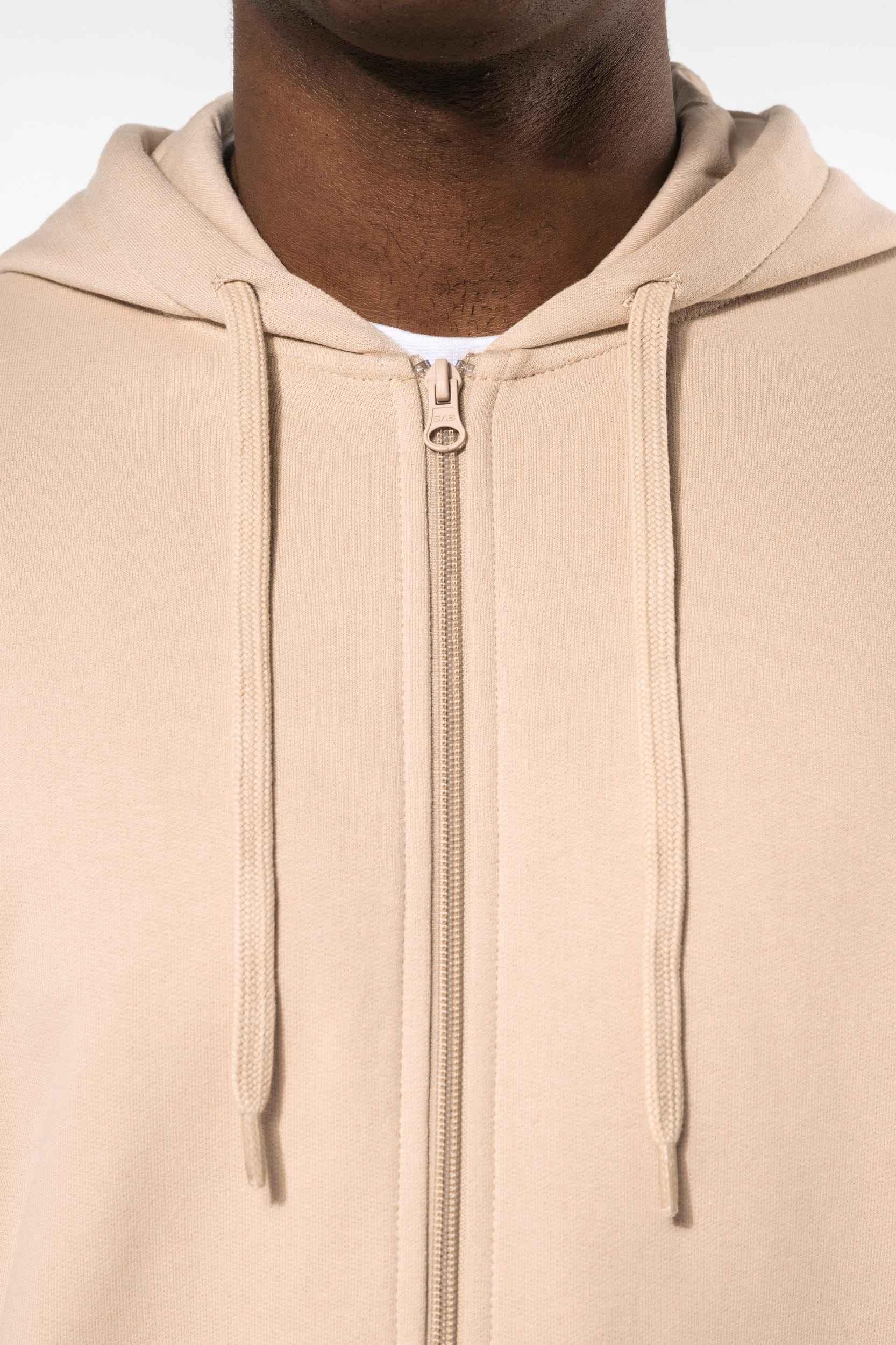 K4042 - Sweat-shirt recyclé zippé à capuche unisexe - Occifloc
