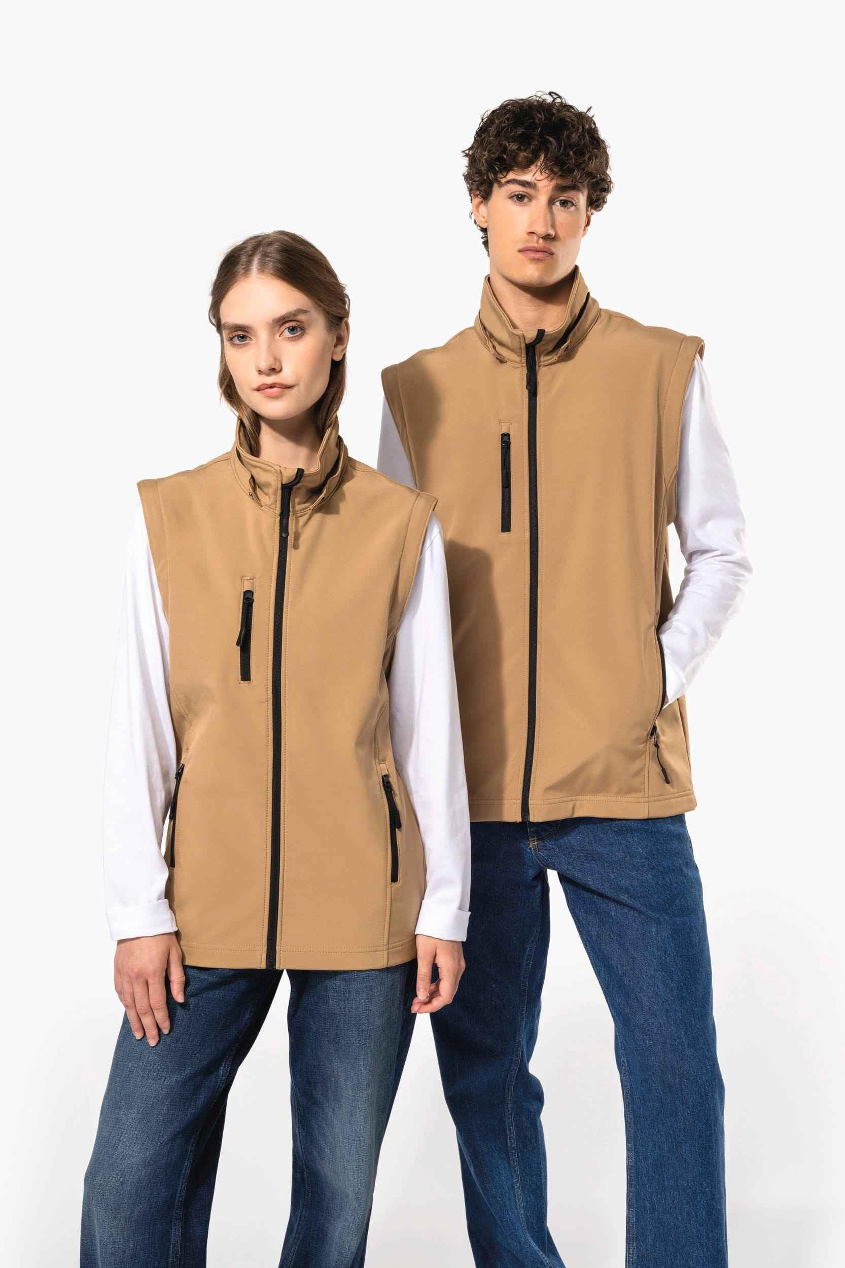 K422 - Veste Softshell 3 couches à capuche avec manches amovibles unisexe - Occifloc
