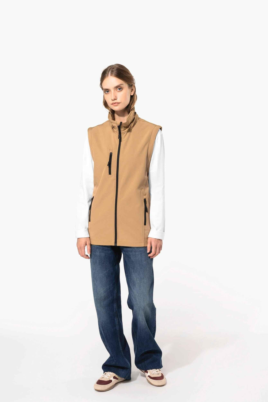 K422 - Veste Softshell 3 couches à capuche avec manches amovibles unisexe - Occifloc
