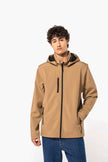 K422 - Veste Softshell 3 couches à capuche avec manches amovibles unisexe - Occifloc