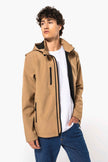 K422 - Veste Softshell 3 couches à capuche avec manches amovibles unisexe - Occifloc