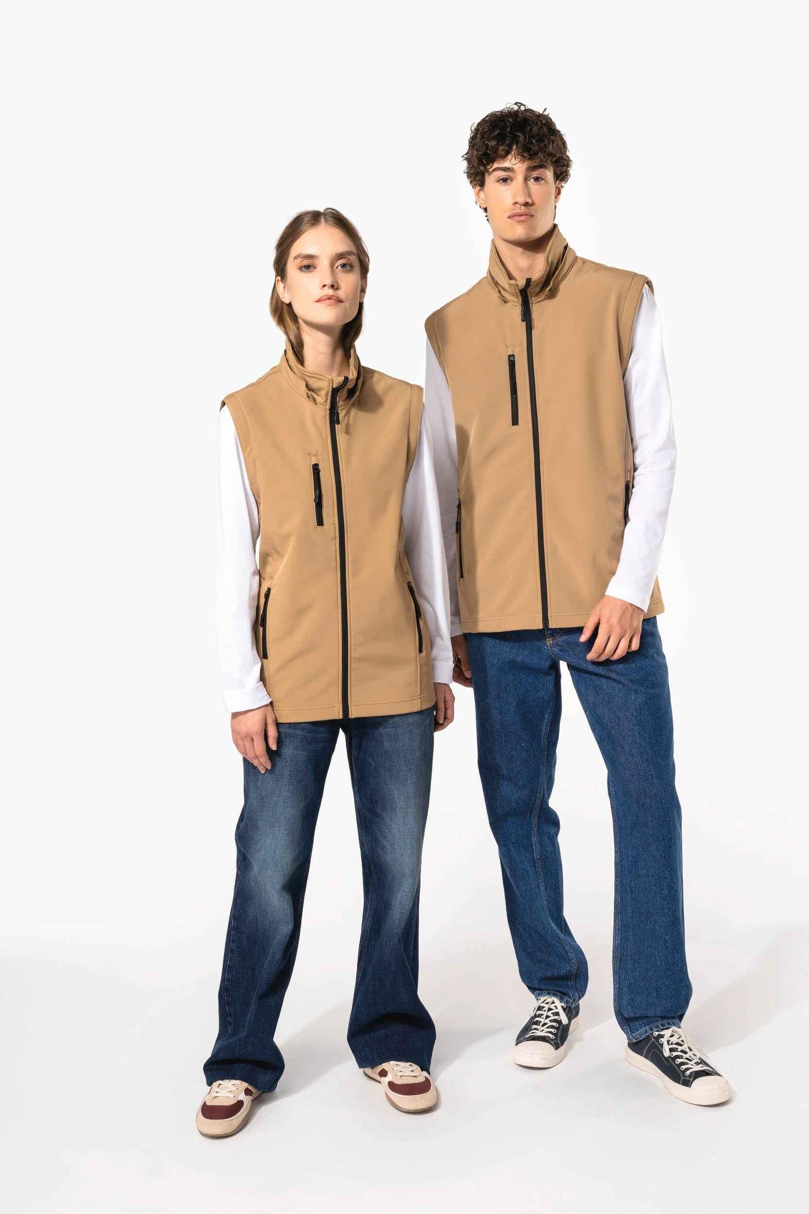 K422 - Veste Softshell 3 couches à capuche avec manches amovibles unisexe - Occifloc
