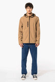 K422 - Veste Softshell 3 couches à capuche avec manches amovibles unisexe - Occifloc