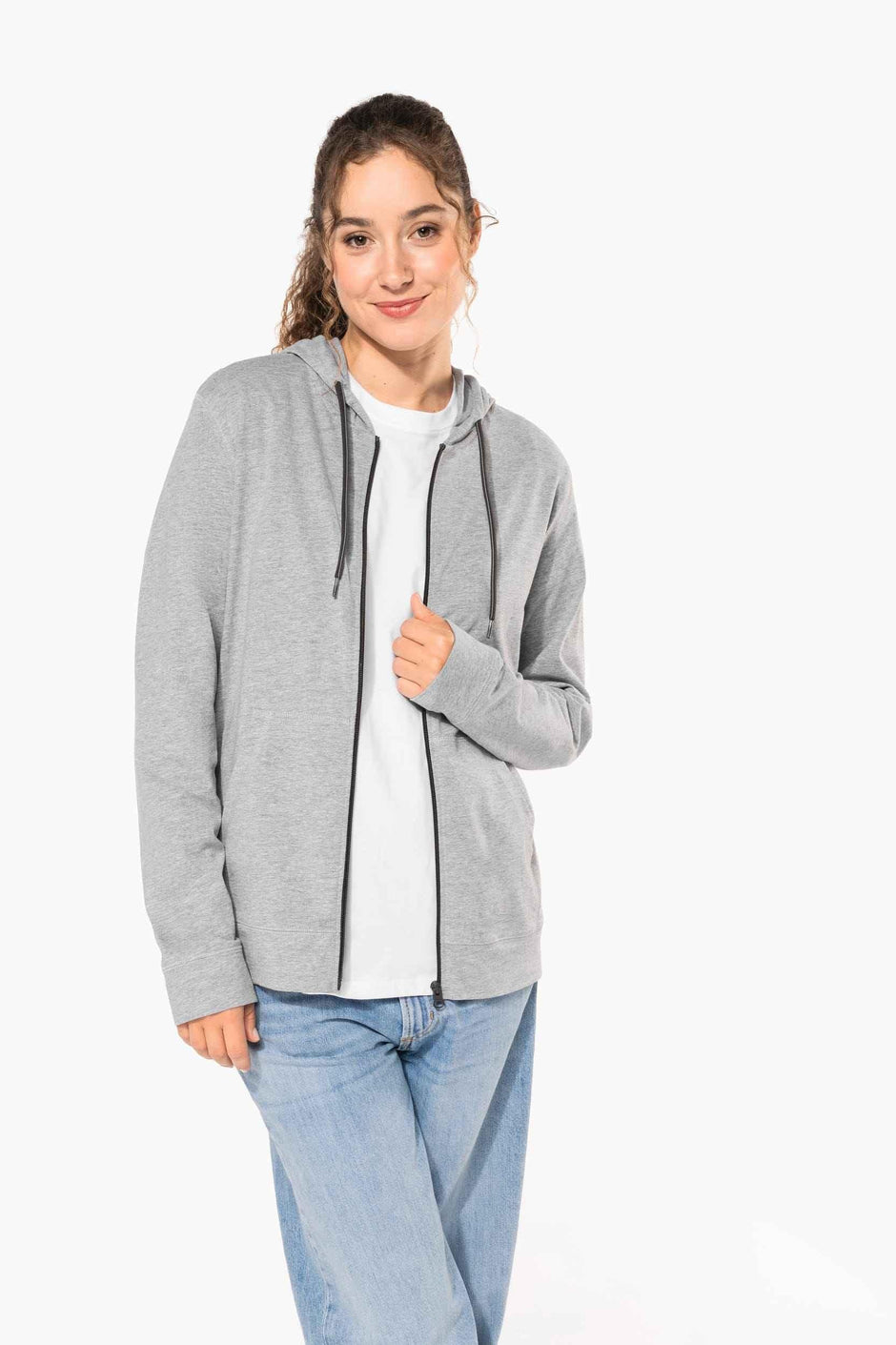 K438 - Veste coton légère à capuche - Occifloc