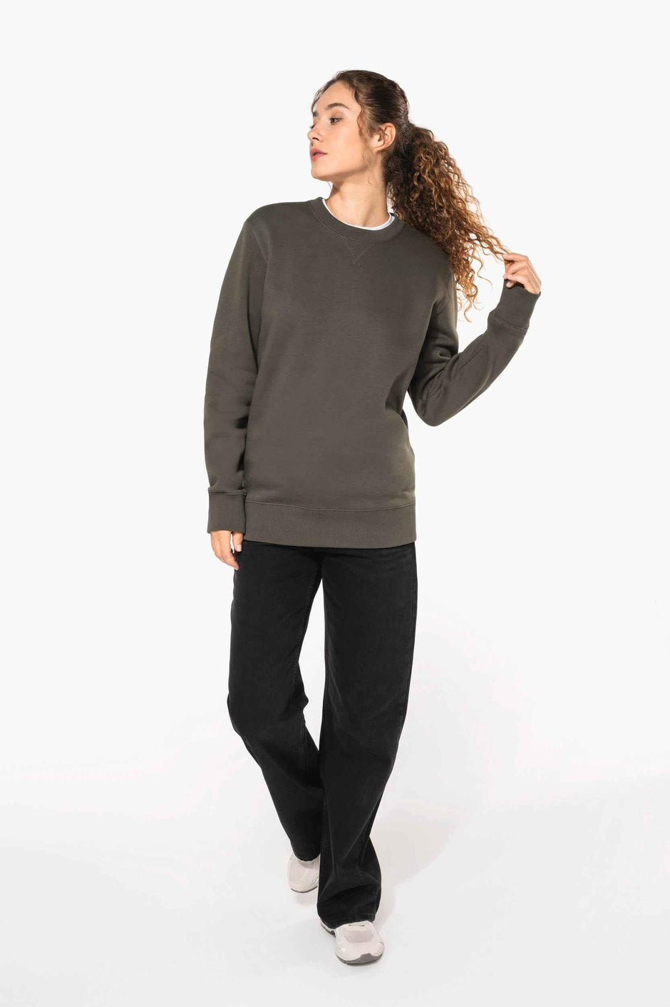 K442 - Sweat-shirt col rond unisexe - Occifloc