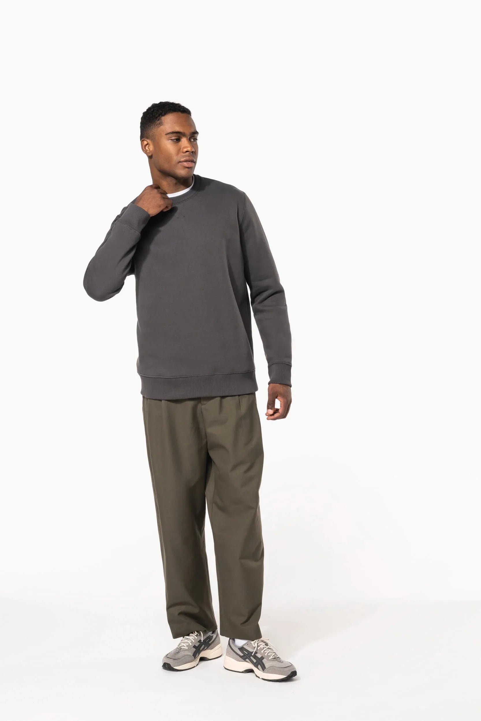 K442 - Sweat-shirt col rond unisexe - Occifloc