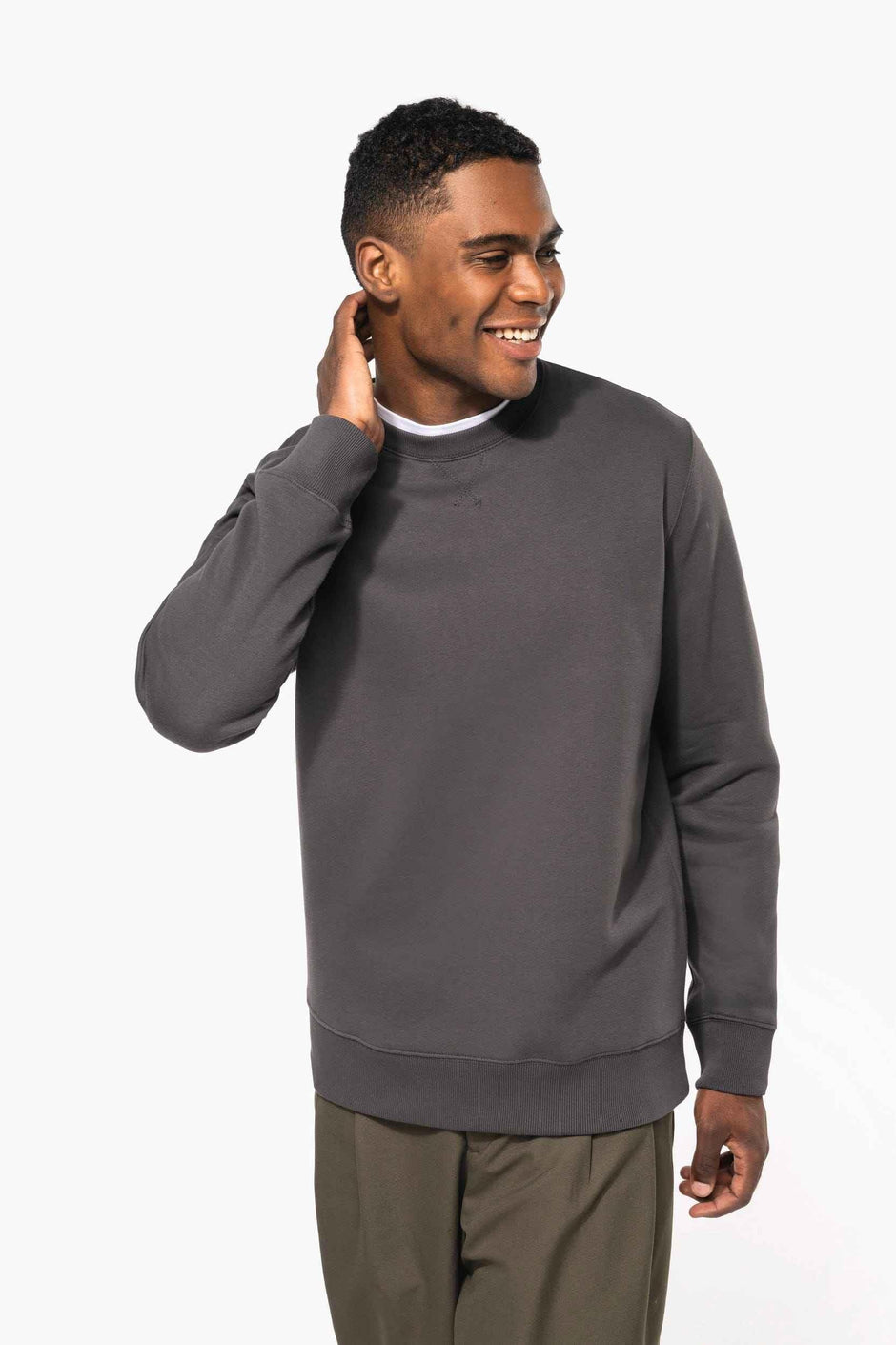 K442 - Sweat-shirt col rond unisexe - Occifloc