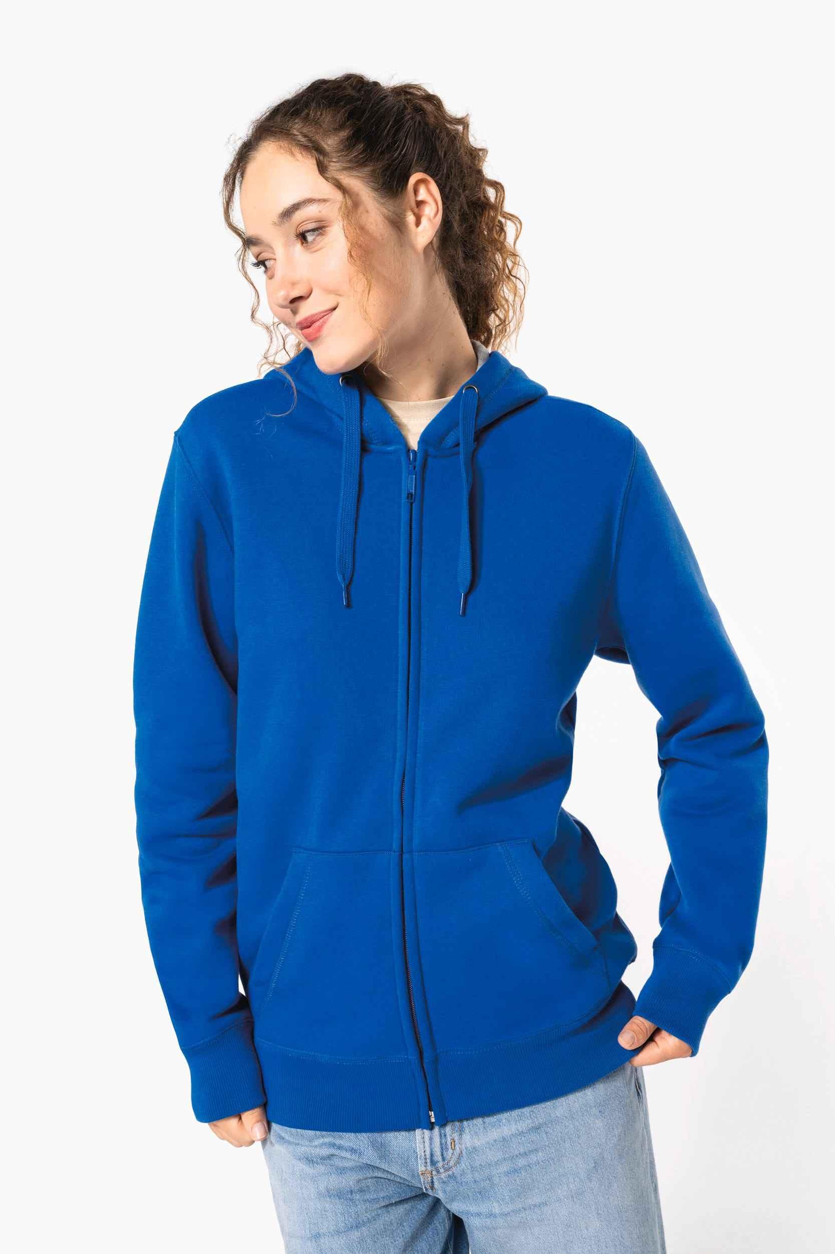 K444 - Sweat-shirt zippé capuche unisexe - Occifloc