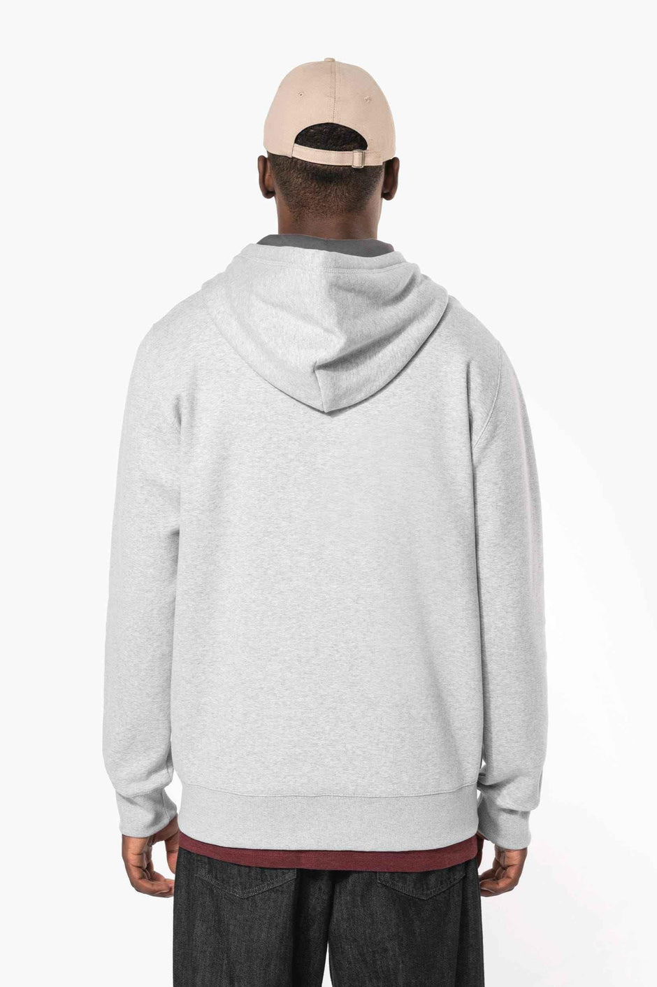 K444 - Sweat-shirt zippé capuche unisexe - Occifloc