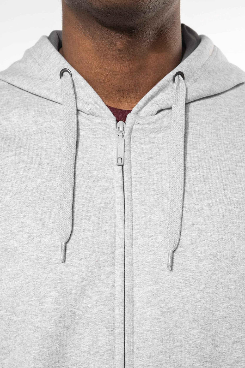K444 - Sweat-shirt zippé capuche unisexe - Occifloc