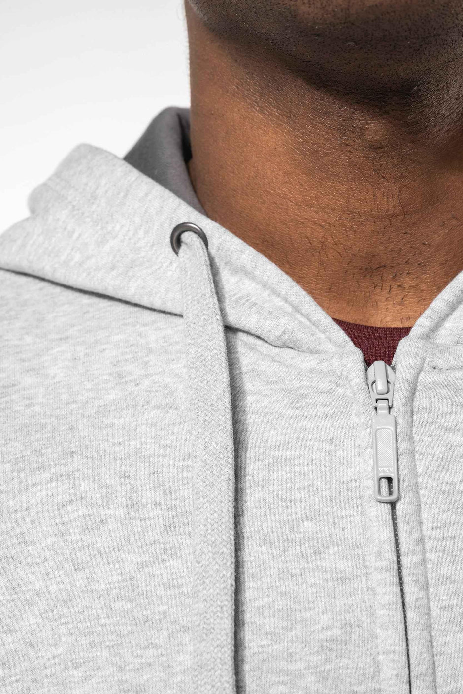 K444 - Sweat-shirt zippé capuche unisexe - Occifloc