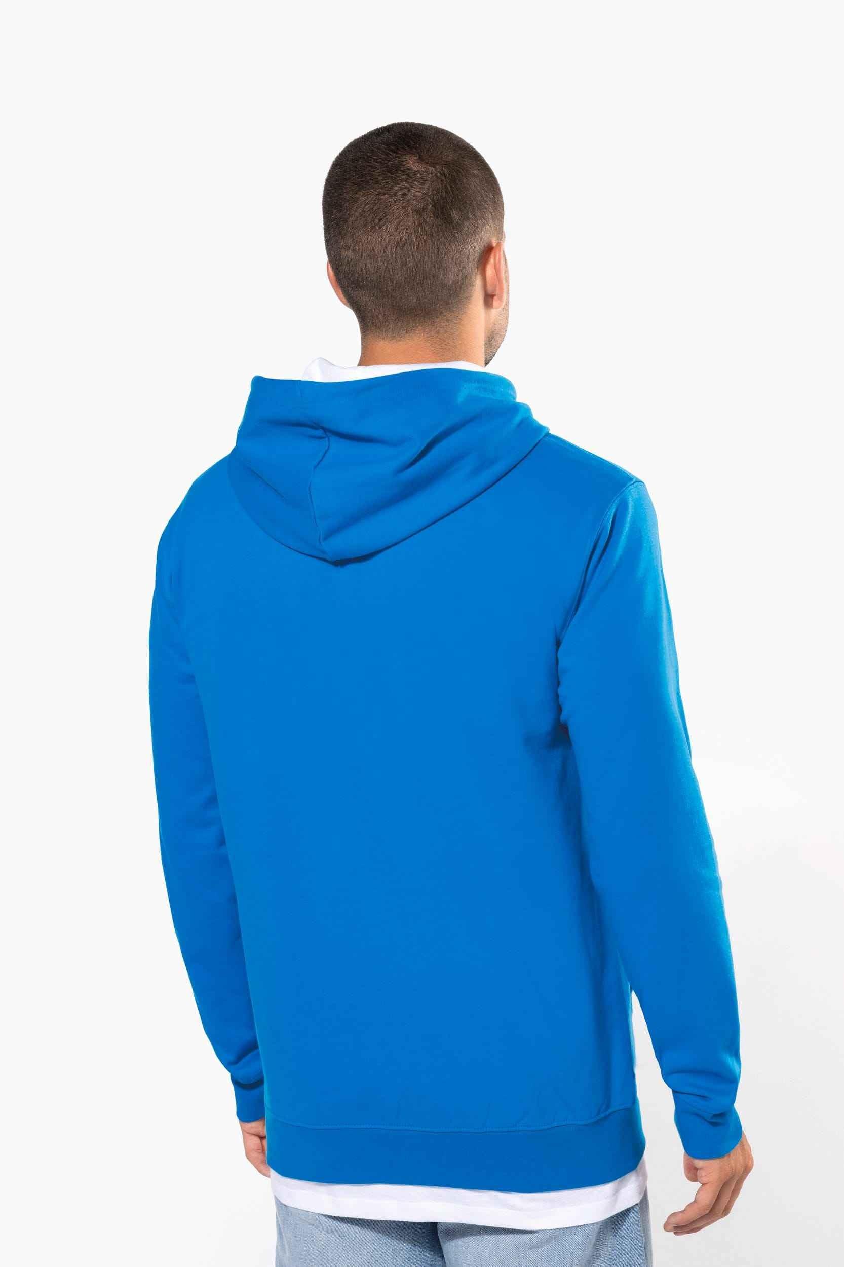 K446 - Sweat-shirt capuche contrastée homme - Occifloc