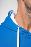 K446 - Sweat-shirt capuche contrastée homme - Occifloc