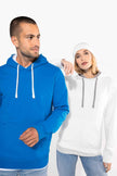 K446 - Sweat-shirt capuche contrastée homme - Occifloc
