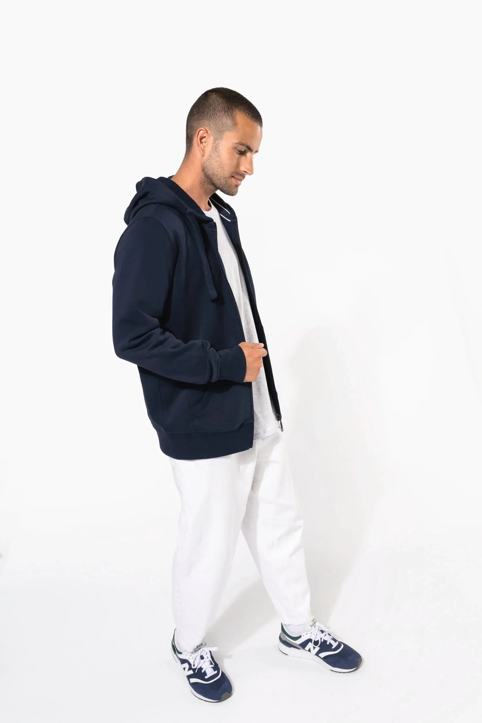 K454 - Sweat-shirt zippé capuche homme - Occifloc