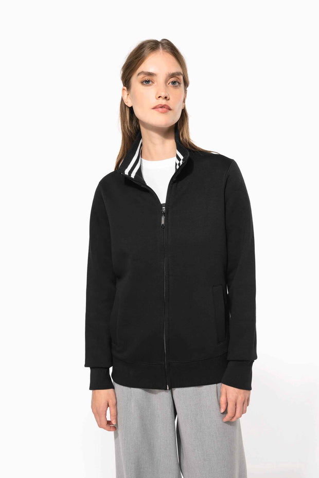 K457 - Veste molleton zippée femme