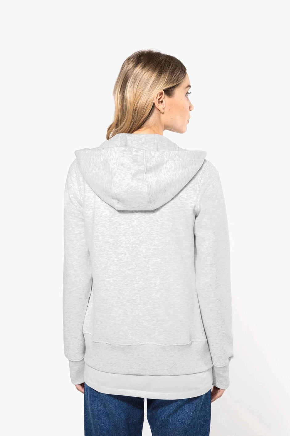 K464 - Sweat-shirt zippé capuche femme - Occifloc