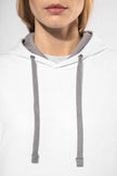 K465 - Sweat-shirt capuche contrastée femme - Occifloc