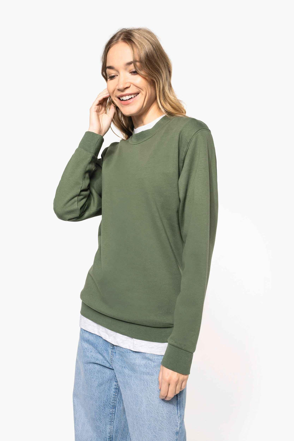 K474 - Sweat-shirt col rond unisexe - Occifloc