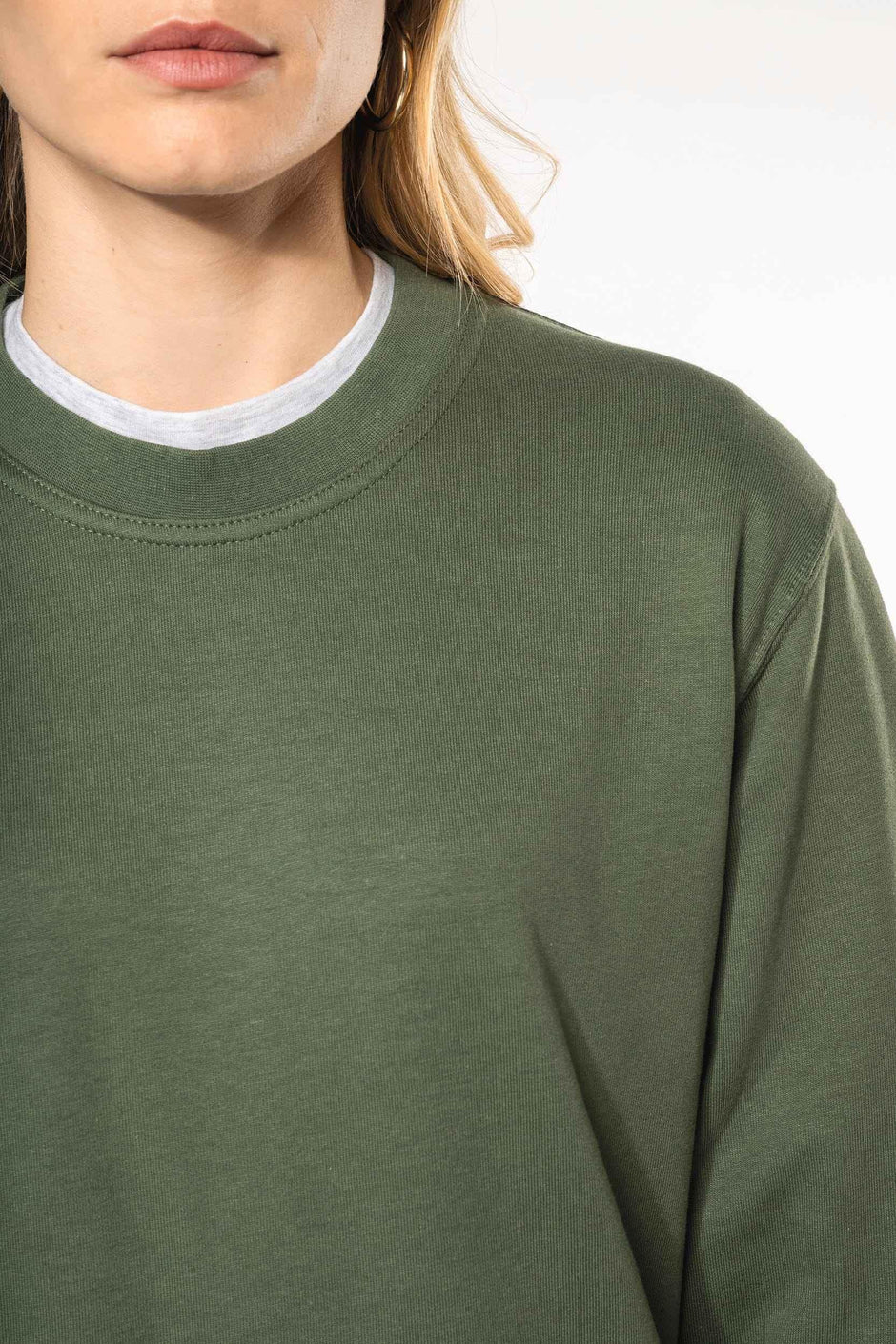 K474 - Sweat-shirt col rond unisexe - Occifloc