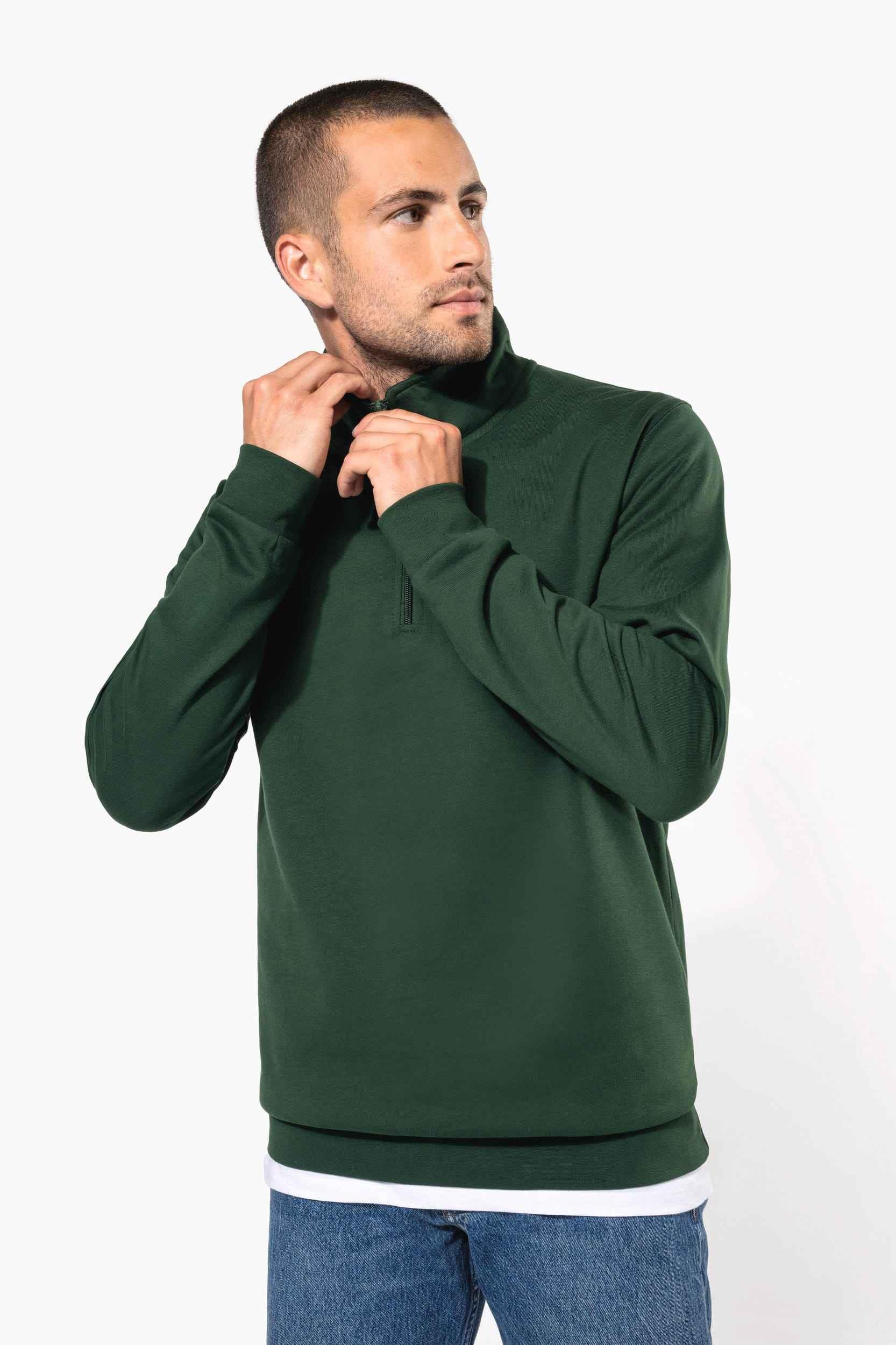 K478 - Sweat-shirt col zippé homme - Occifloc