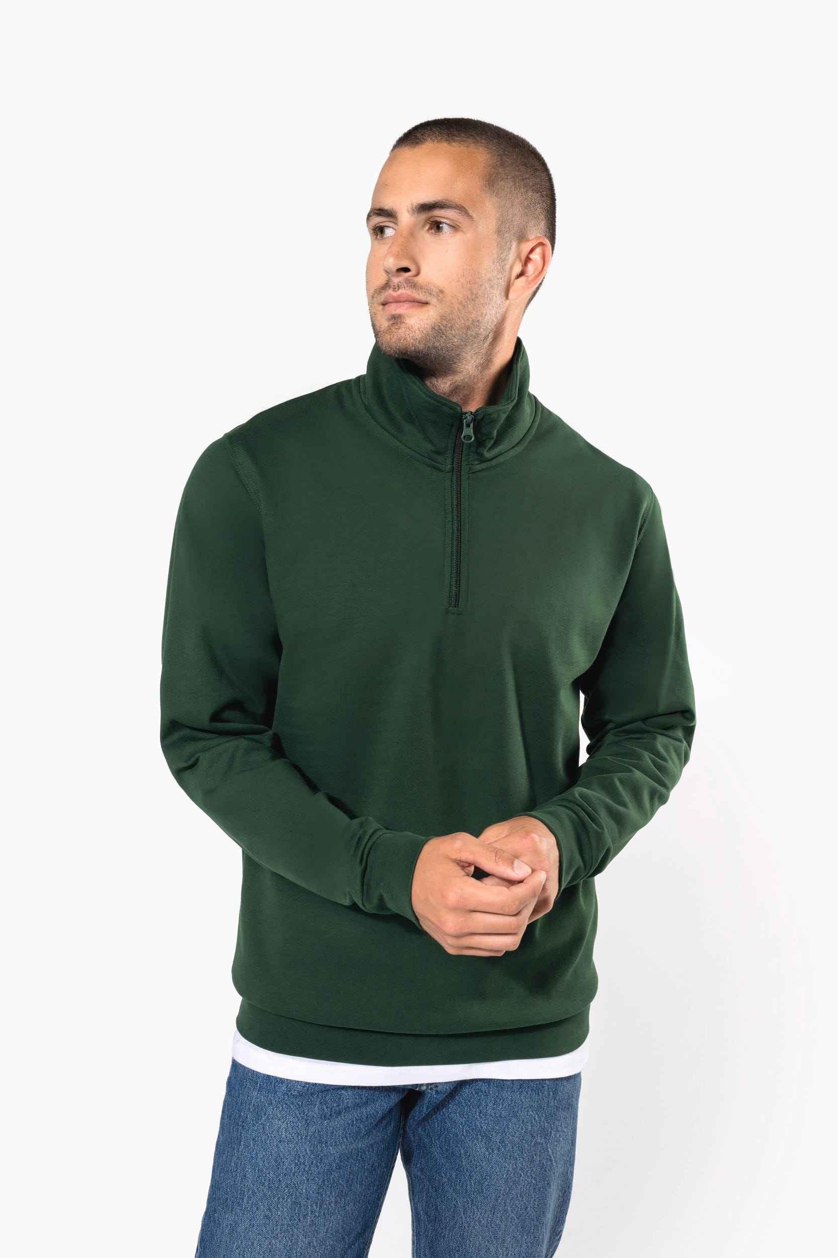 K478 - Sweat-shirt col zippé homme - Occifloc