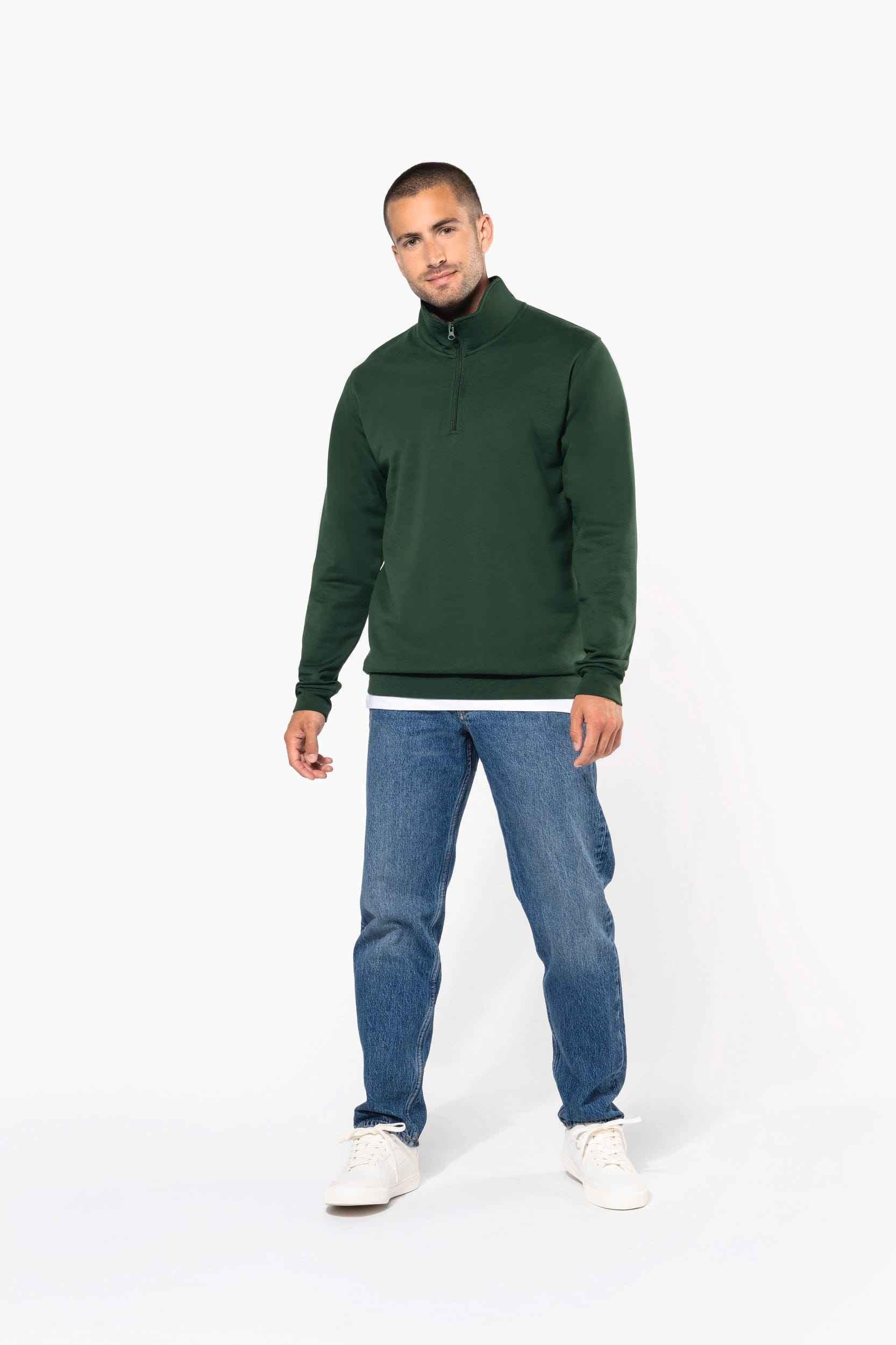 K478 - Sweat-shirt col zippé homme - Occifloc