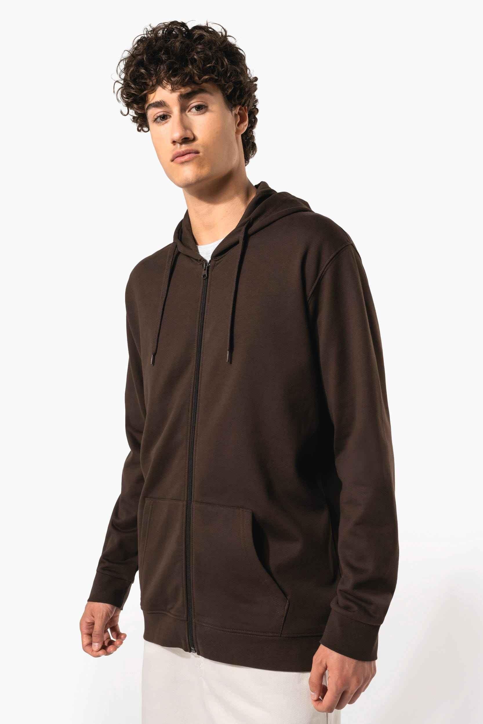 K479 - Sweat-shirt zippé capuche unisexe - Occifloc