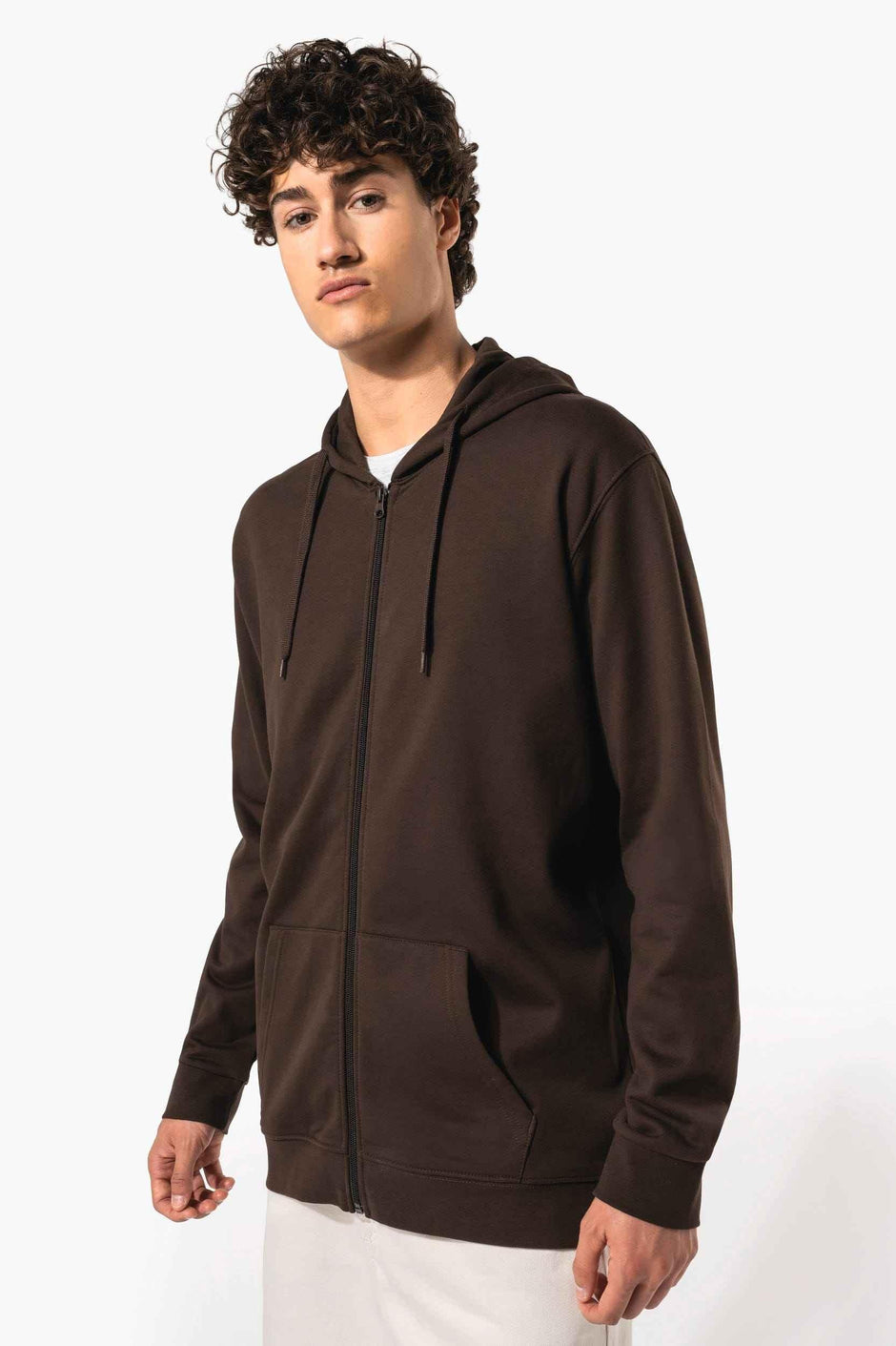 K479 - Sweat-shirt zippé capuche unisexe - Occifloc