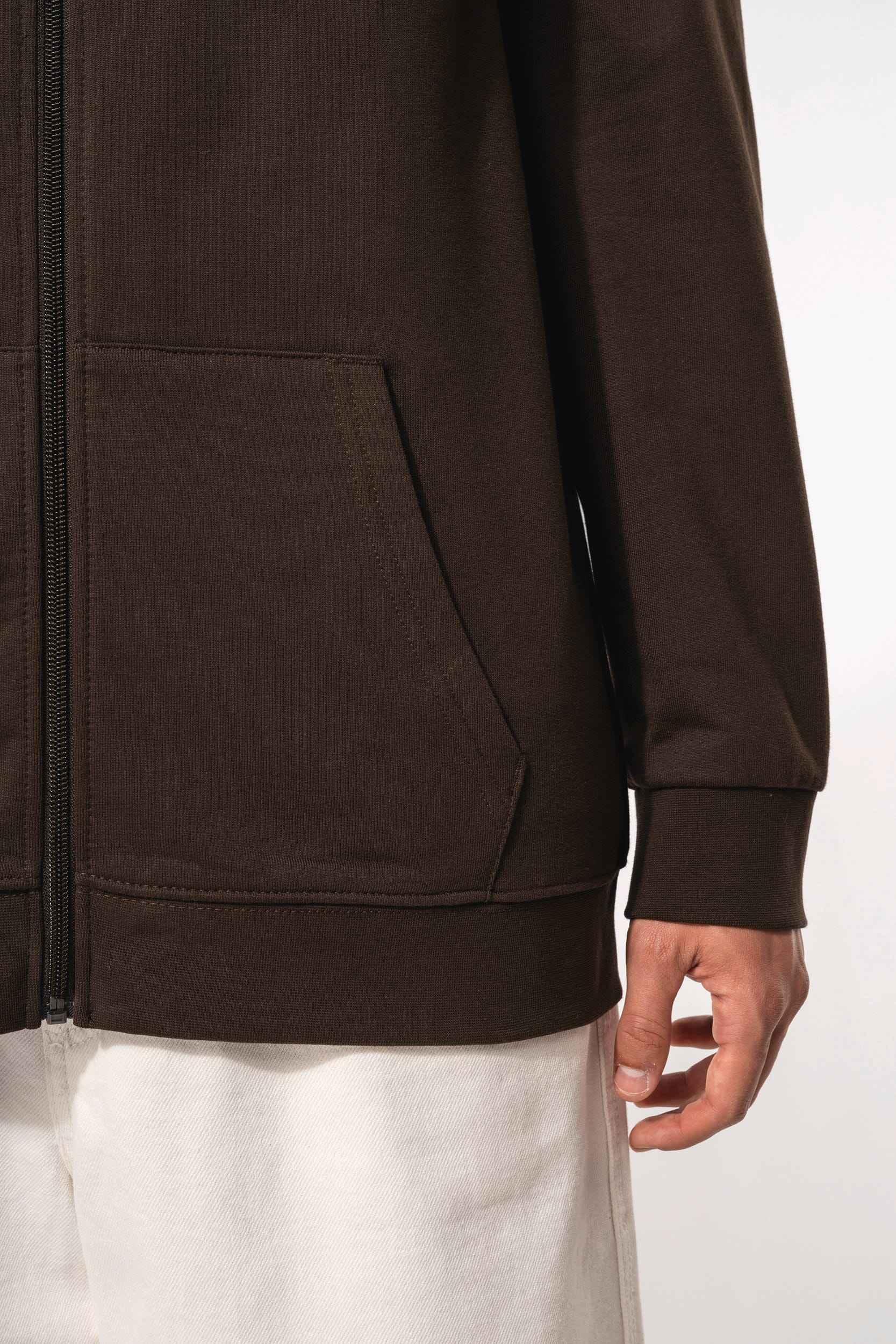 K479 - Sweat-shirt zippé capuche unisexe - Occifloc