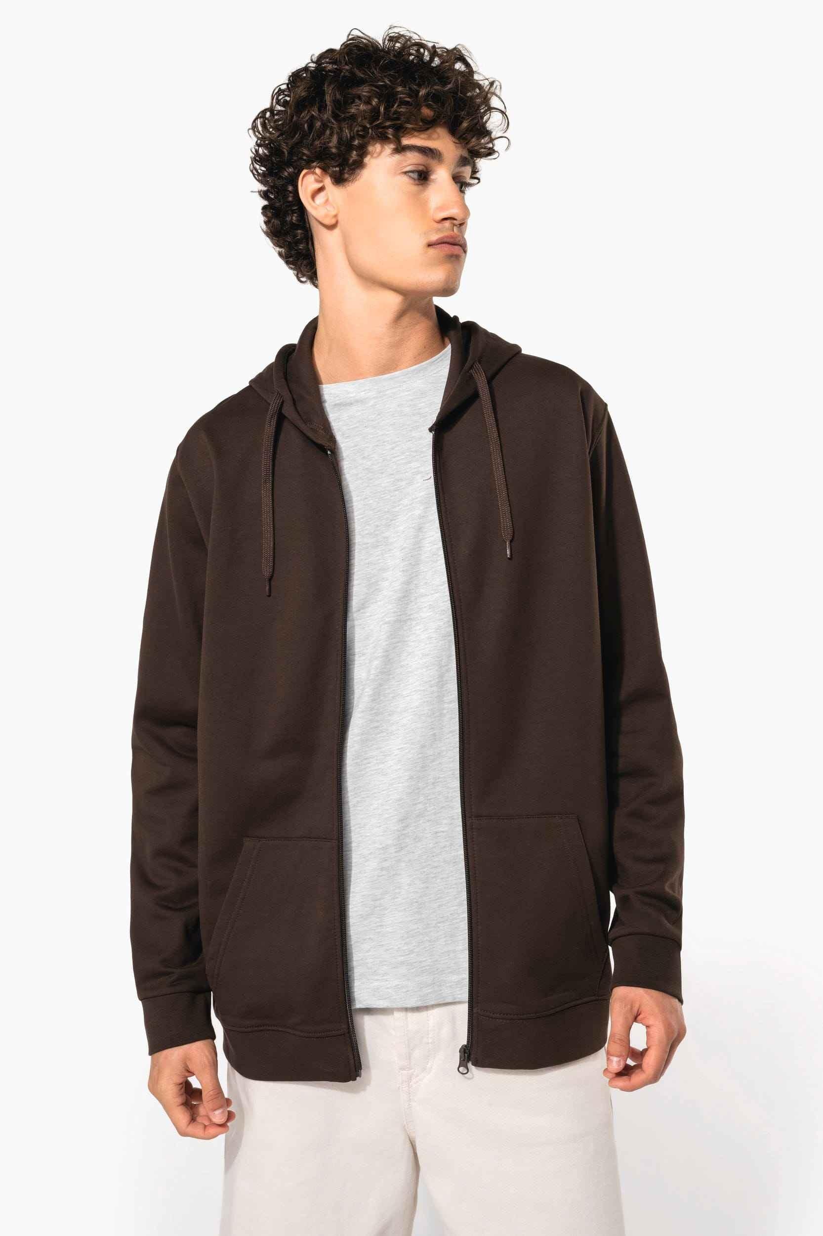 K479 - Sweat-shirt zippé capuche unisexe - Occifloc