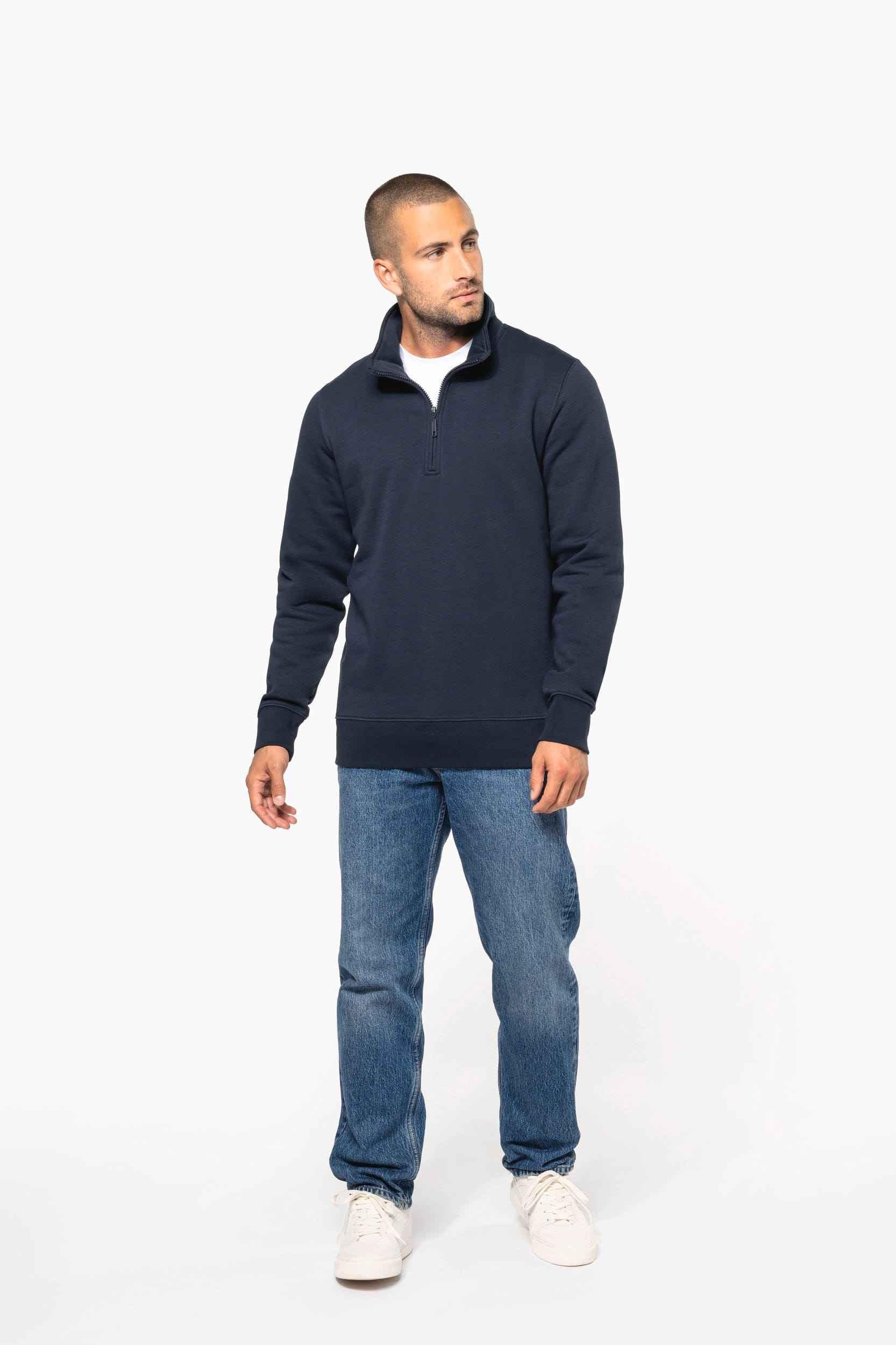 K487 - Sweat-shirt col zippé homme - Occifloc