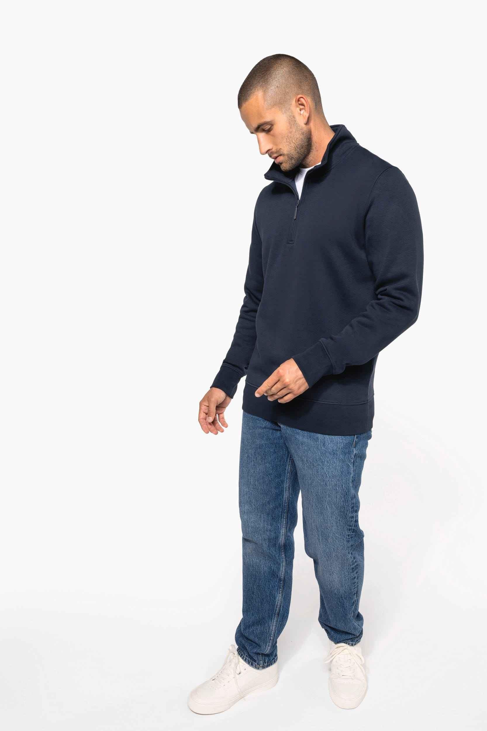 K487 - Sweat-shirt col zippé homme - Occifloc