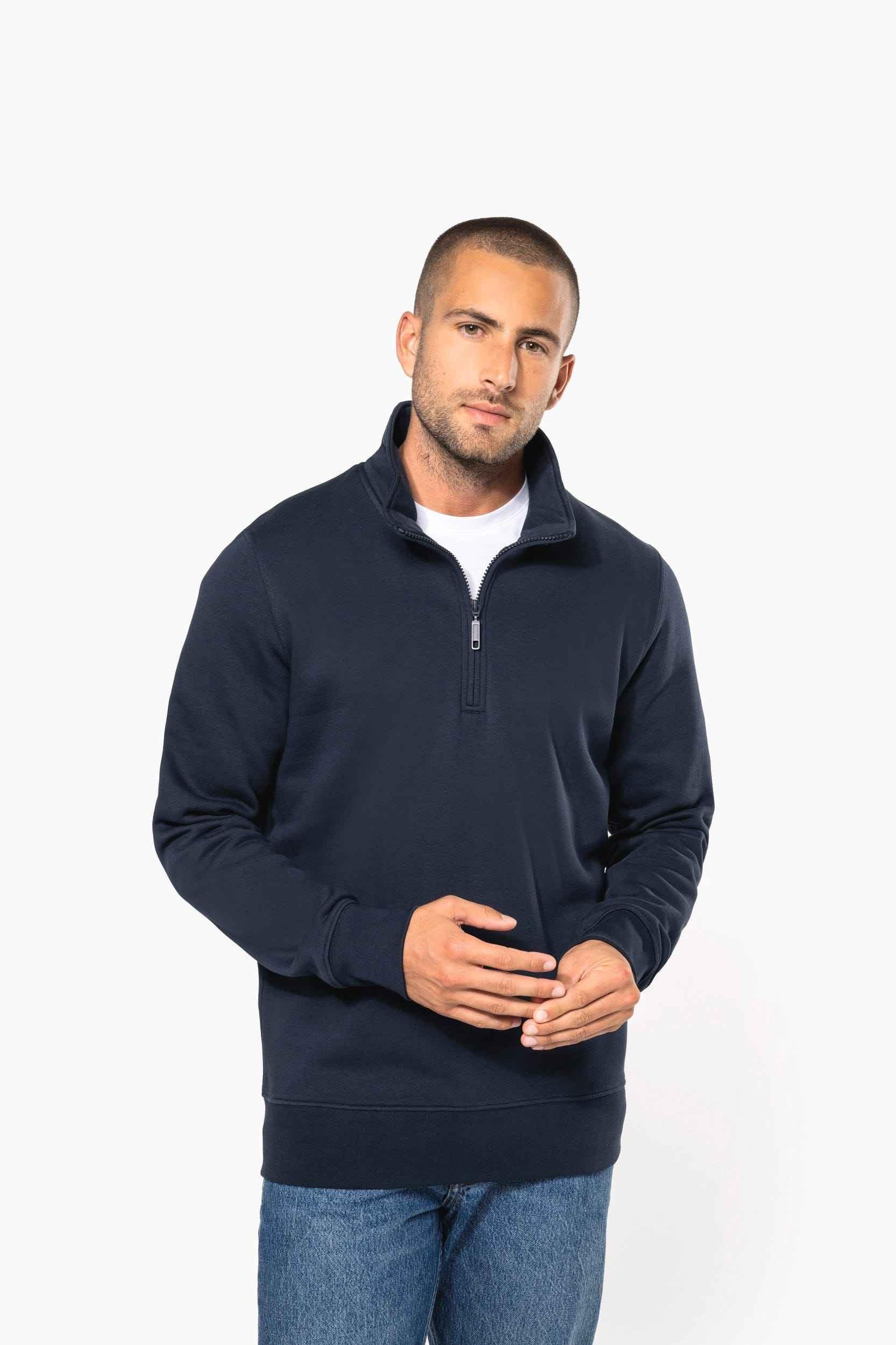 K487 - Sweat-shirt col zippé homme - Occifloc