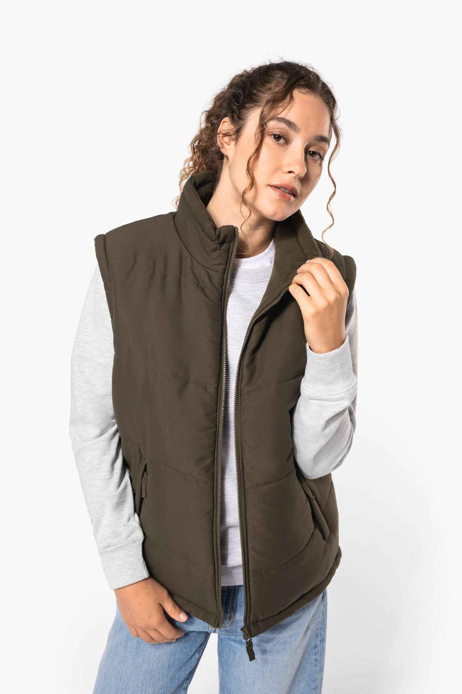 K6118 - Bodywarmer doublé polaire unisexe - Occifloc