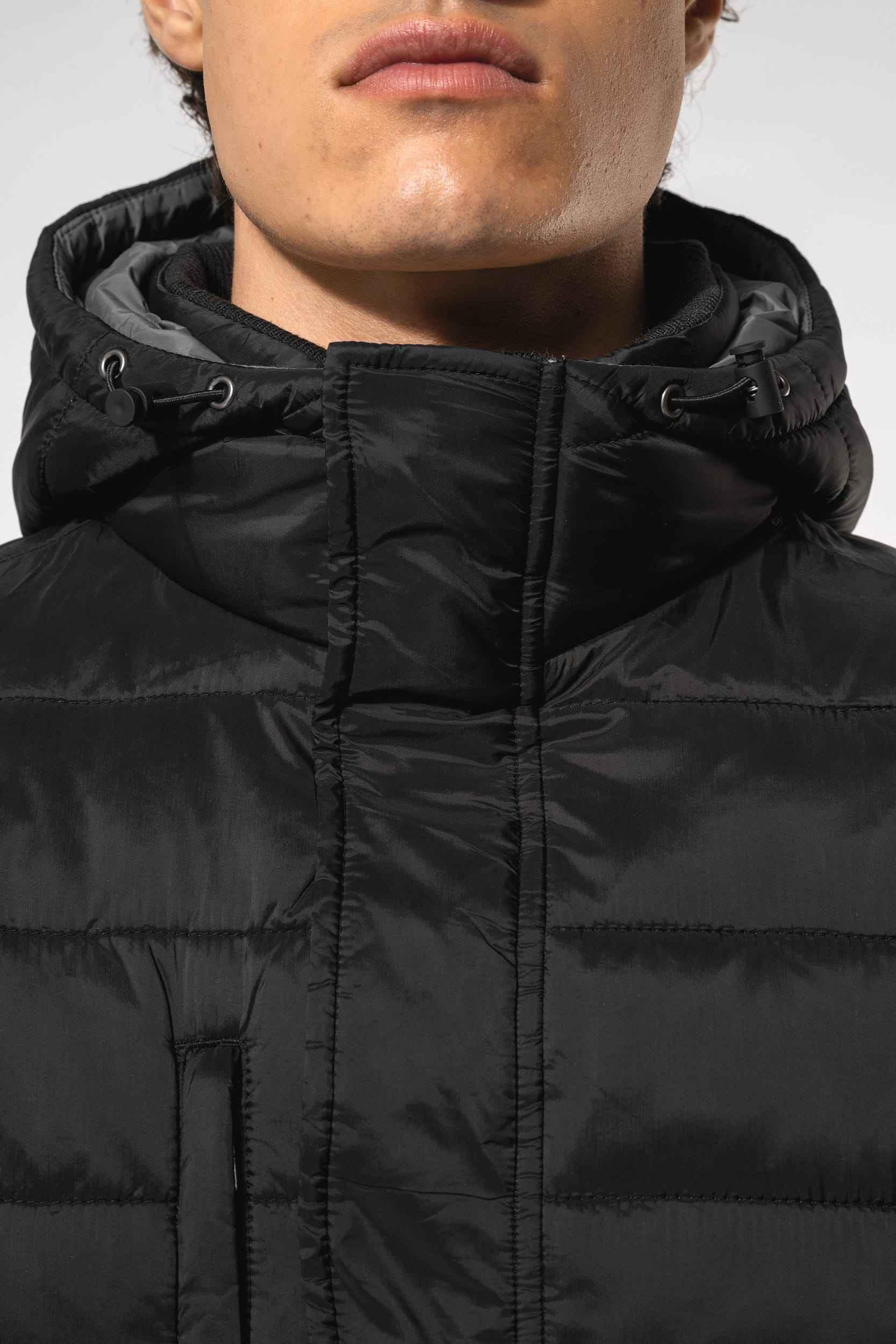 K6128 - Parka doudoune légère à capuche homme - Occifloc