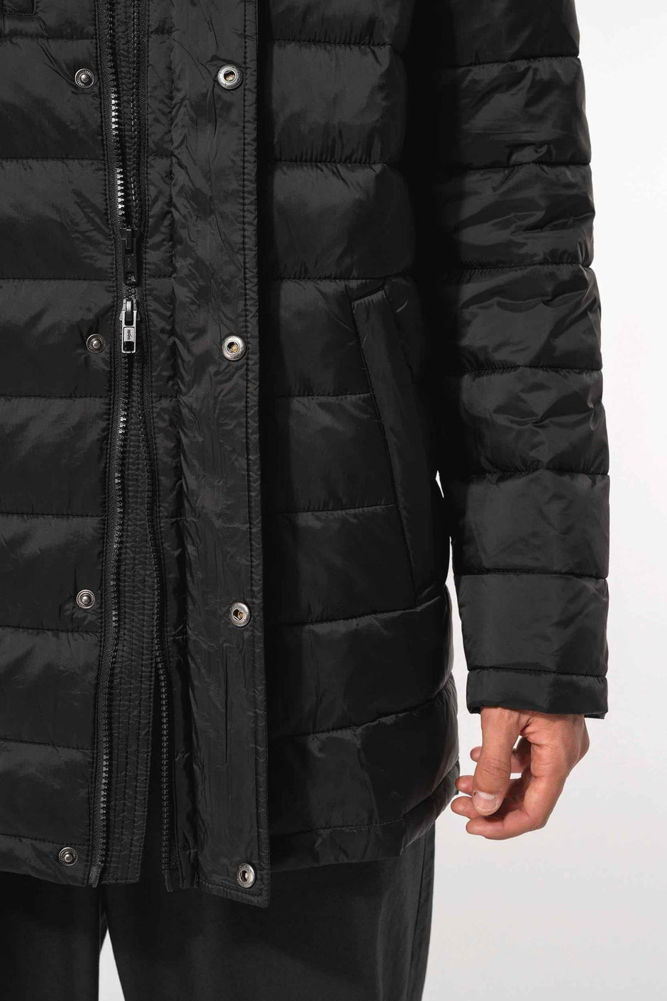 K6128 - Parka doudoune légère à capuche homme - Occifloc