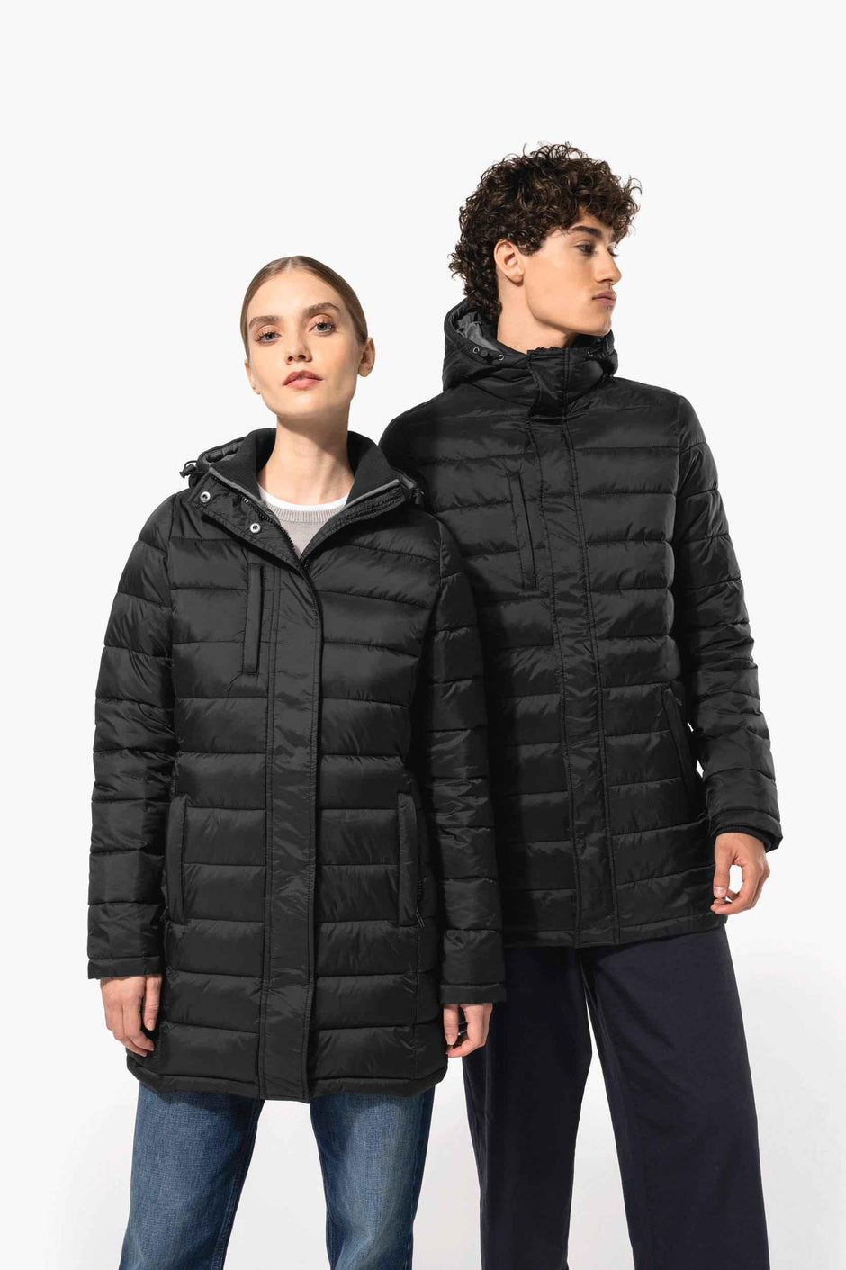 K6129 - Parka doudoune légère à capuche femme - Occifloc