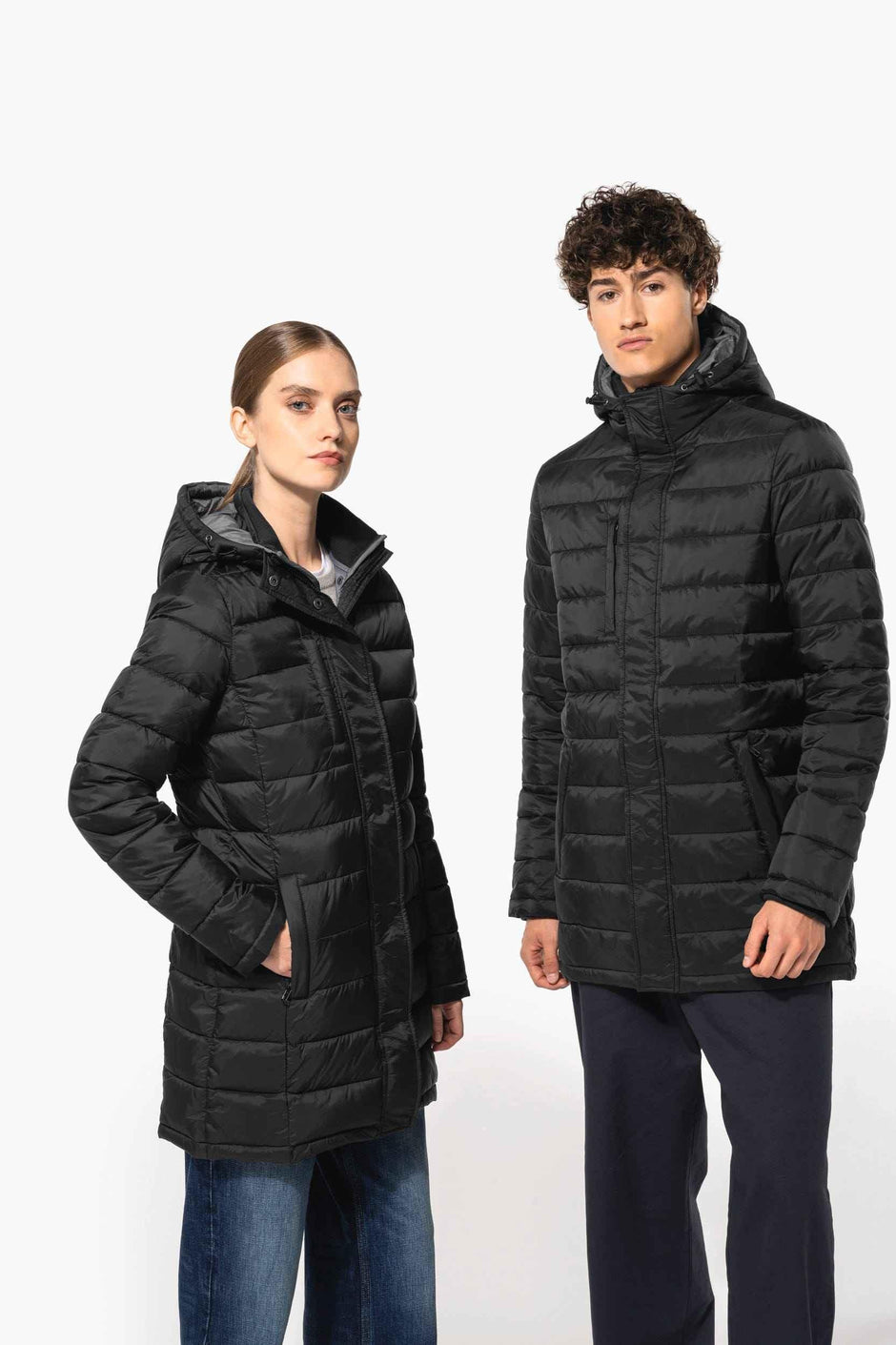 K6128 - Parka doudoune légère à capuche homme - Occifloc