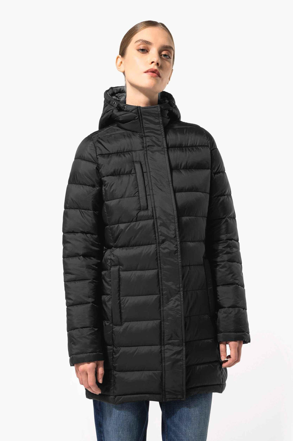 K6129 - Parka doudoune légère à capuche femme - Occifloc
