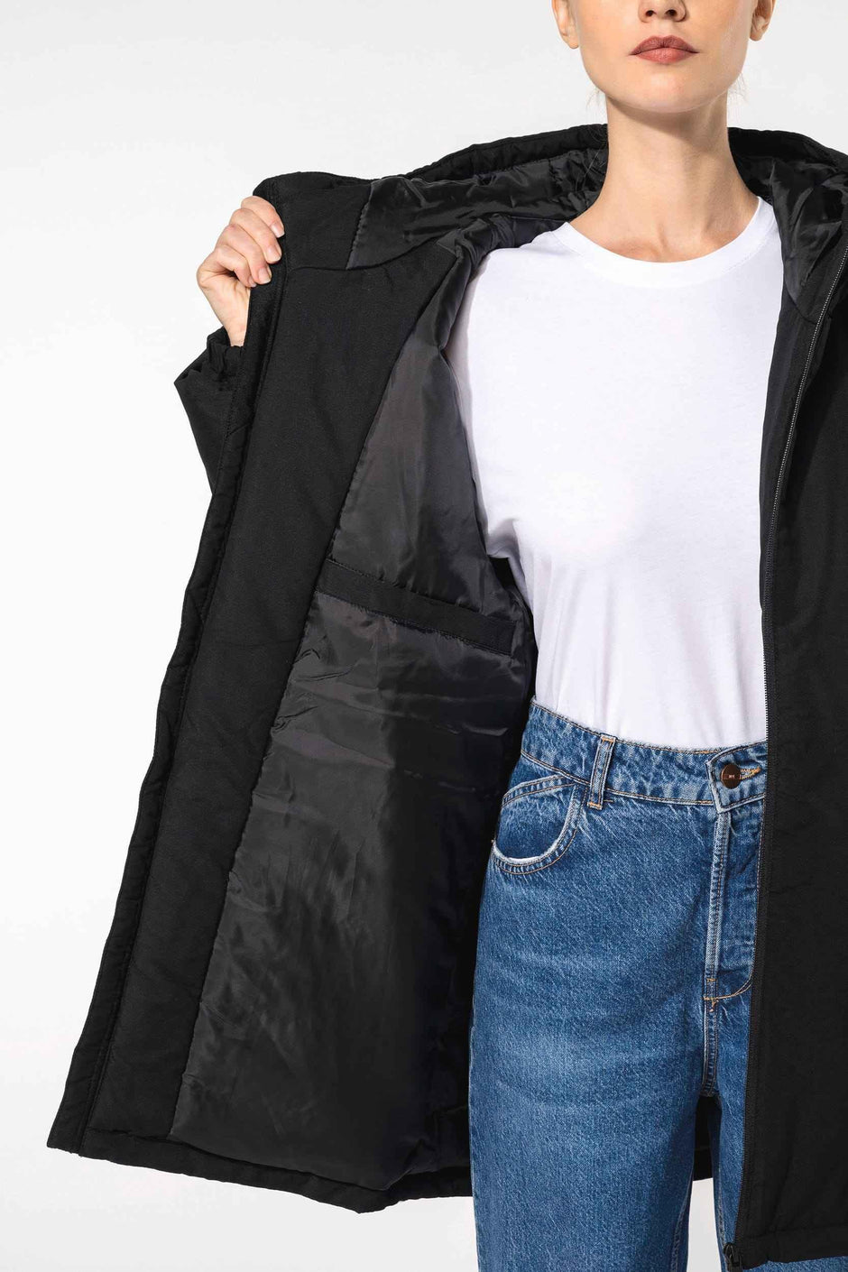 K6152 - Parka à capuche recyclée unisexe - Occifloc