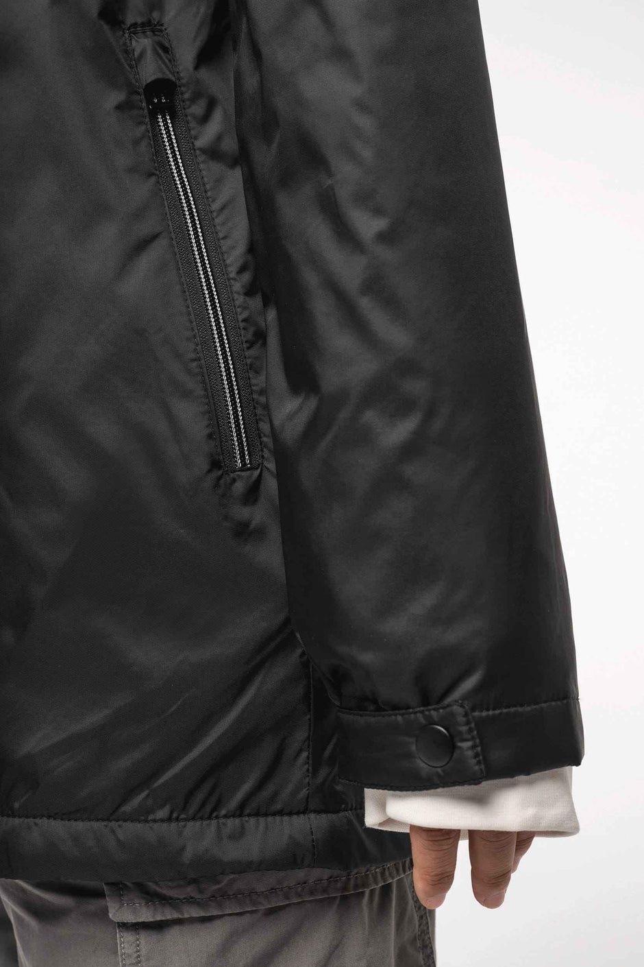 K6153 - Veste à capuche avec doublure en micropolaire unisexe - Occifloc