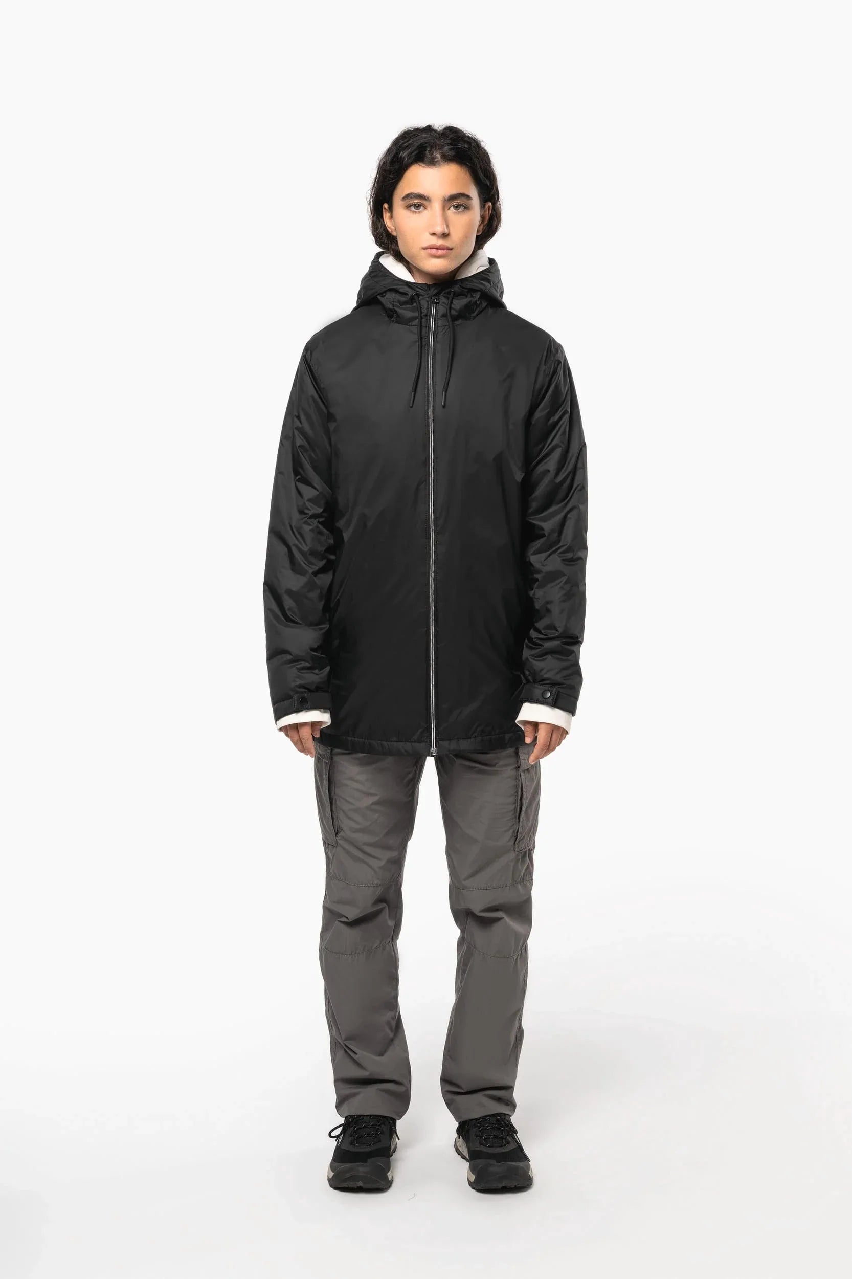 K6153 - Veste à capuche avec doublure en micropolaire unisexe - Occifloc
